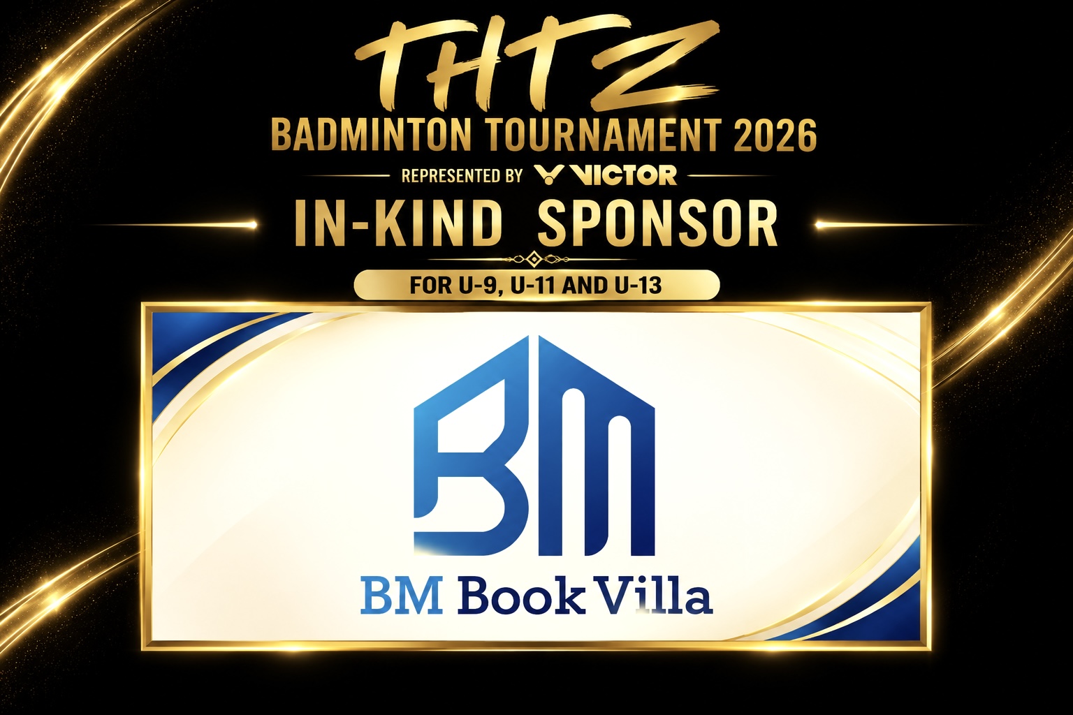🏸✨ WELCOMING OUR NEW IN-KIND SPONSOR ✨🏸