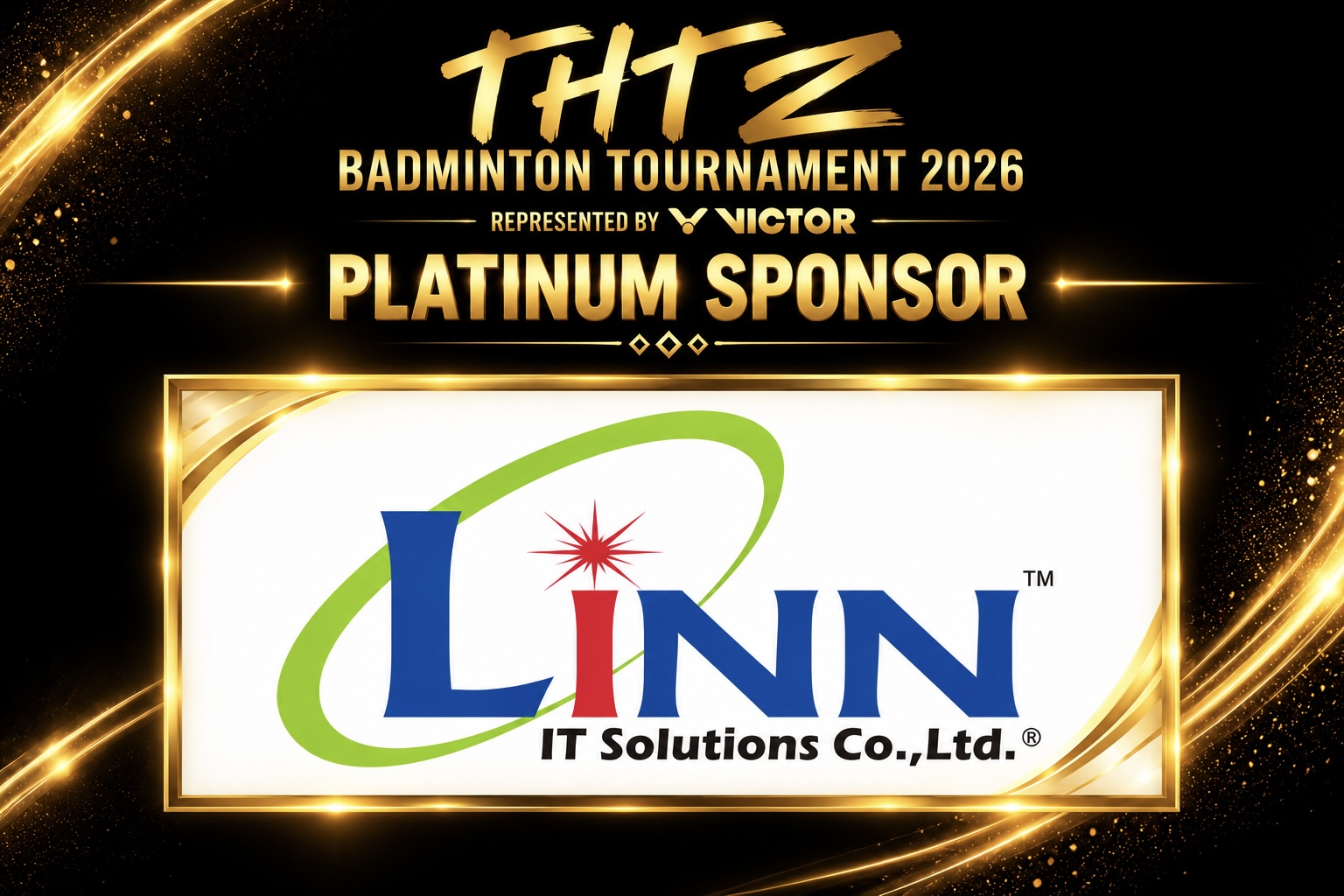 🏸💛 A HEARTFELT APPRECIATION TO OUR PLATINUM SPONSOR 💛🏸,