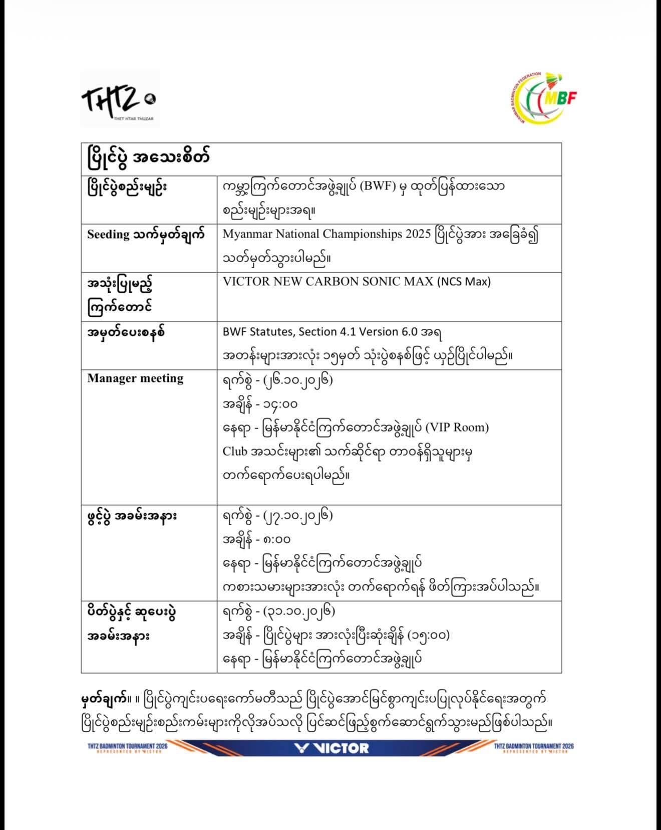 Myanmar Version Prospectus photo 7